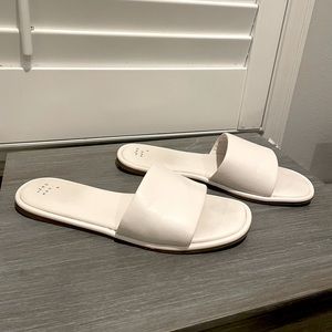 cream sandals